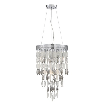 Crystorama Hudson 6 Light Chrome Chandelier HUD-A2216-CH